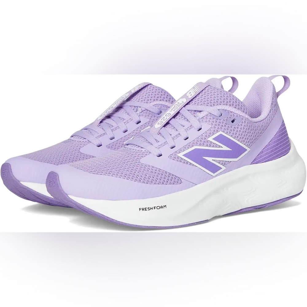 New Balance Kids Fresh Foam 625 (Big Kid) Purple Violet Lilac White 6.5